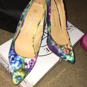 Floral print Heels